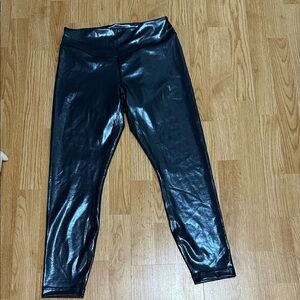 lululemon athletica Metallic Black Leggings